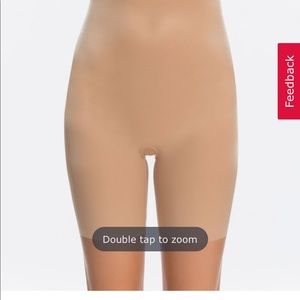 Spanx skinny britches mid thigh short XL
